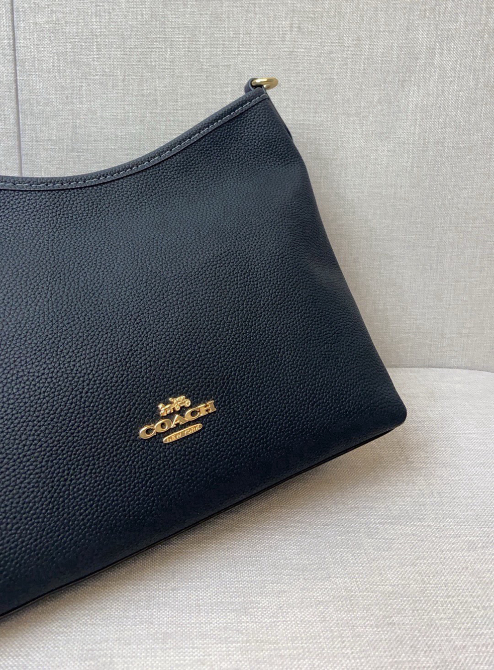 Coach Laurel Medium Shoulder Bag, Black - Picture 5 of 9